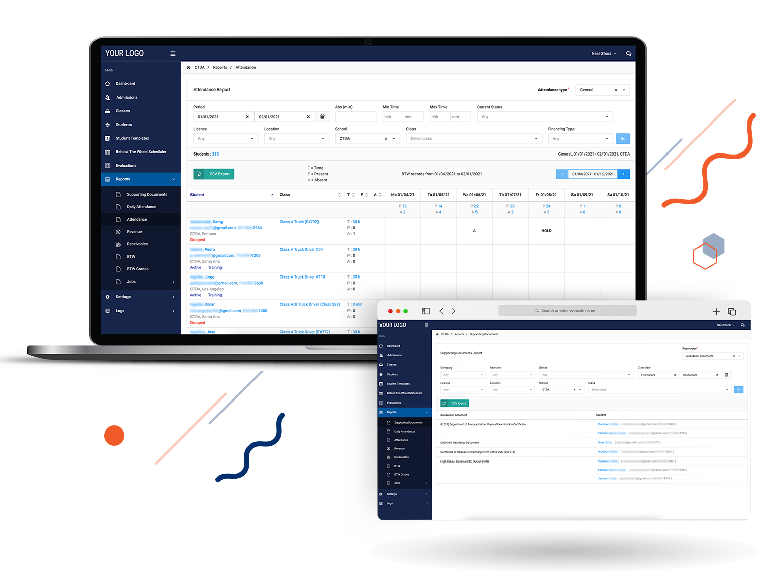 Reporting features open road